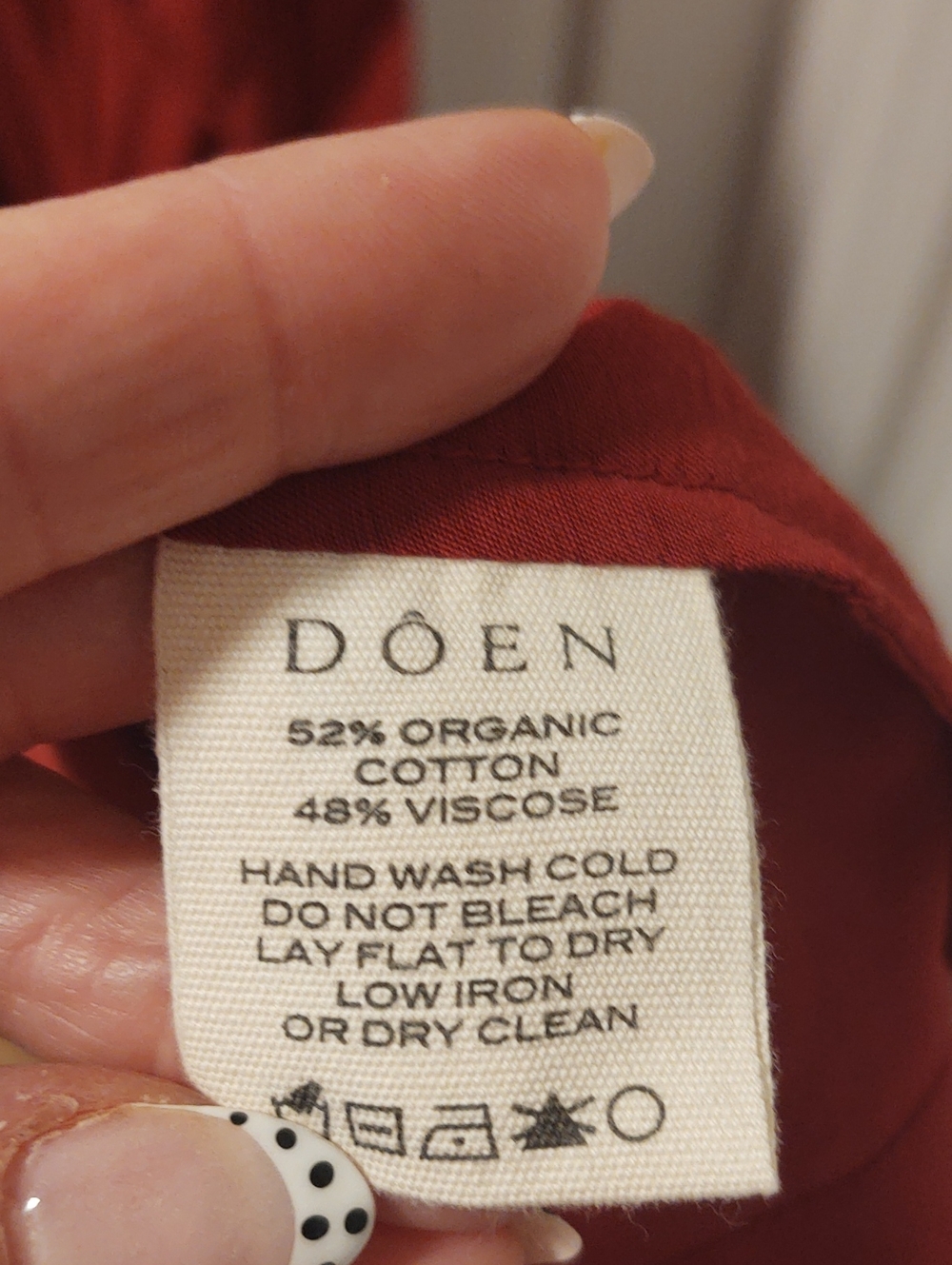 Doen Ischia Dress Red Currant - Picture 5 of 7